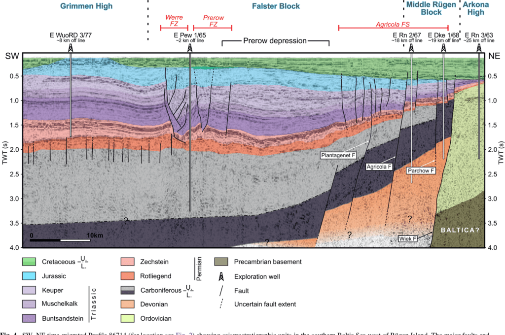 Deutschmann, Andre & Meschede, Martin & Obst, Karsten. (2018). Fault system evolution in the Baltic Sea area west of Rügen, NE Germany. Geological Society, London, Special Publications. 469. SP469.24. 10.1144/SP469.24.