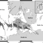 Simpli fi ed map of the main tectonic features in the Danish Basin and surrounding areas. Abbreviations: CDF = Caledonian Deformation Front; STZ = Sorgenfrei-Tornquist Zone; TF = Tornquist Fan (light grey); MNRFH = Mid North Sea-Ringkøbing-Fyn High; TESZ = Trans-European Suture Zone; DB = Danish Basin; CG = Central Graben; HG = Horn Graben; BG = Brande Graben; OG = Oslo Graben; SG = Skagerrak Graben. Inset shows location of study area in Europe. After Berthelsen (1992), MONA LISA Working Group (1997b) and Ziegler (1990).