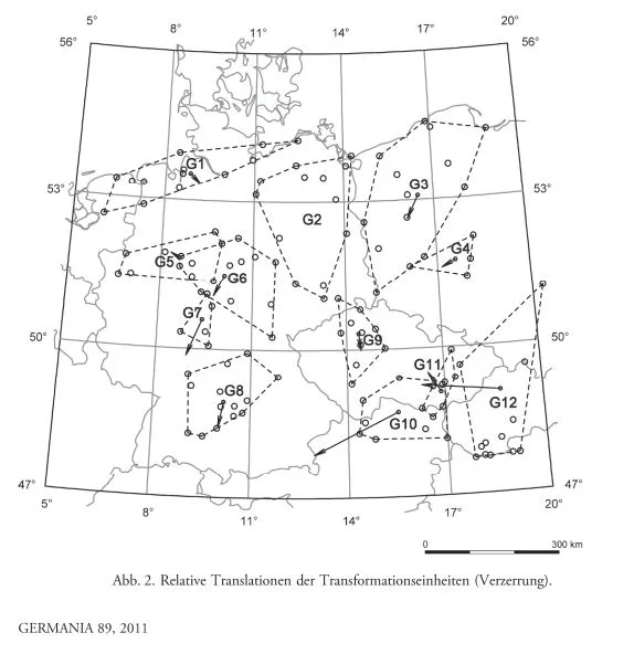 Nüsse, Hans-Jörg & Marx, Christian & Lelgemann, Dieter. (2011). Germania magna - A new look at an old map: Rectifying Ptolemy's geographical data for ancient places between the Rhine and the Vistula. Germania. 89. 115-155. https://doi.org/10.11588/ger.2011.96480